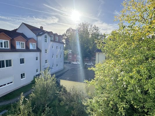 Ausblick Balkon