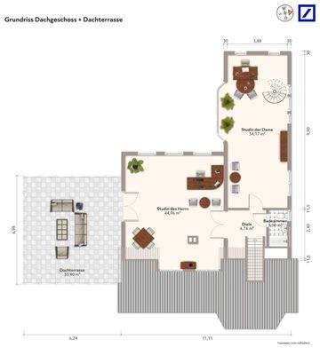 Grundriss Dachgeschoss