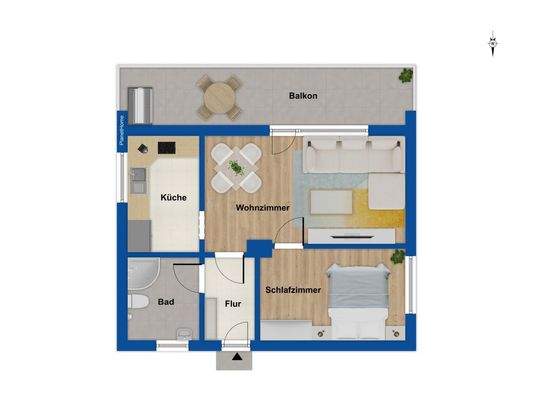 Grundriss Erdgeschoss