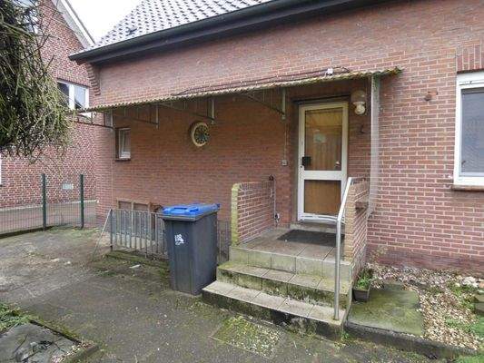 Rückseitiger Hauseingang