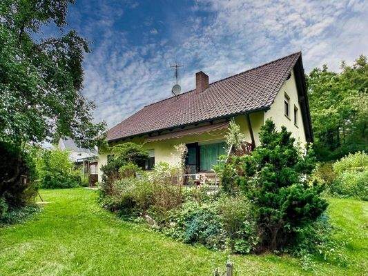 Blick auf die Terrasse