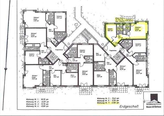 Grundriss Erdgeschoß