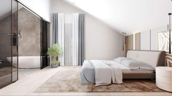 Einrichtungsbeispiel Schlafzimmer