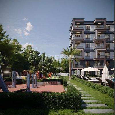 Apartments in a Complex Close to the Airport in Antalya