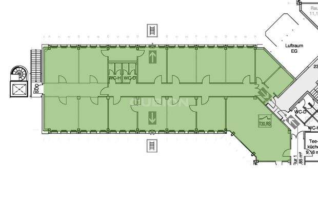 1. Obergeschoss, Südflügel ep