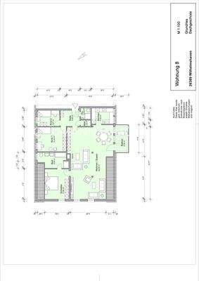 Grundriss mit Flächenangaben