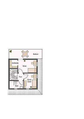 Grundriss Staffelgeschoss