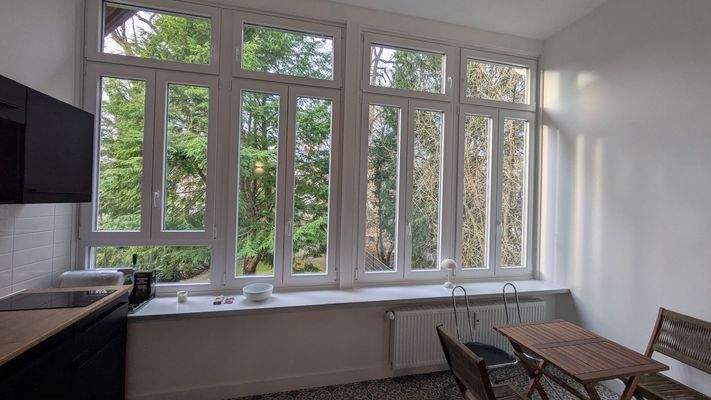 Wintergarten mit neuen Fenstern