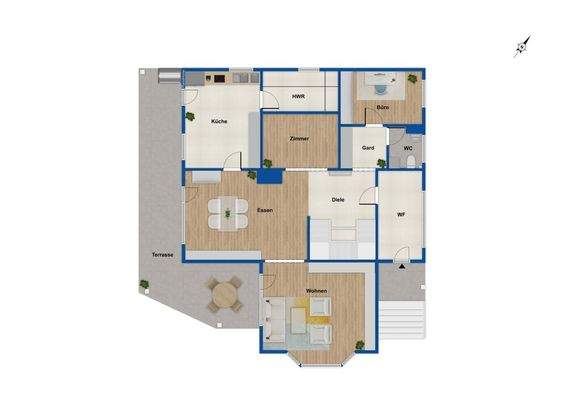 Grundriss Obergeschoss 