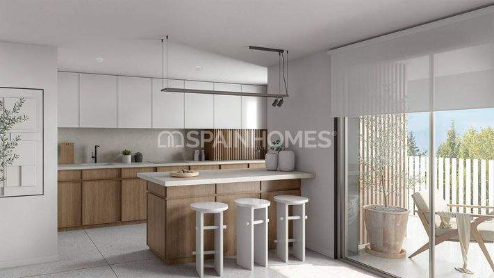 Sea-View Flats in a Complex with Pool in Estepona