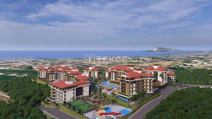 Properties with 5-Star Hotel Concept in Alanya Kestel