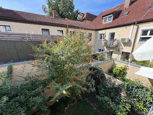 Hinterhof Garten und Umgebung