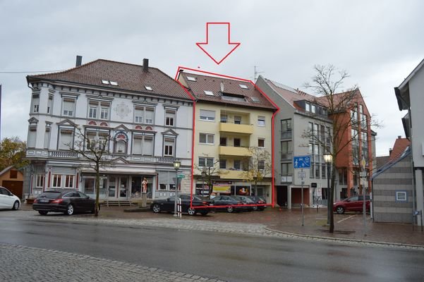 Ansicht von Schweizer Straße aus