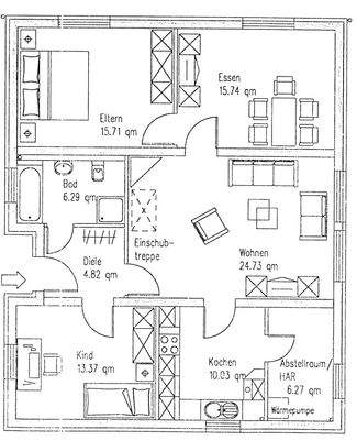 Grundriss Erdgeschoss