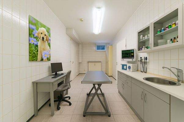 Behandlungszimmer/Büro virtuell möbliert