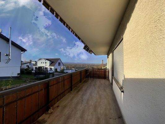 Balkonansicht Wohnbereich EG