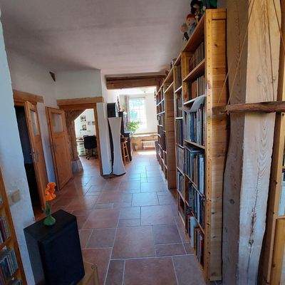 Blick in das Durchgangszimmer