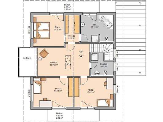 Grundriss Dachgeschoss