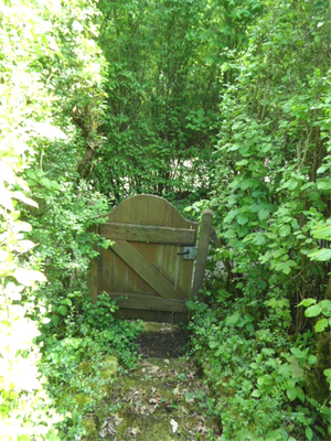 Garten Zugang zum öffentl. Fußweg