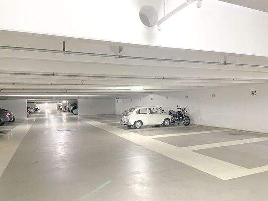 Saubere ordentliche Stellplätze