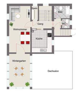 Grundriss 1. Obergeschoss