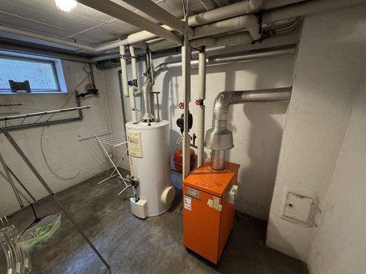 Blick in den Heizraum 