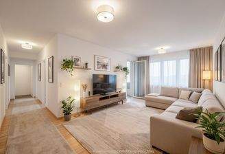 Wohnbereich - Visualisierung Einrichtungsvorschlag