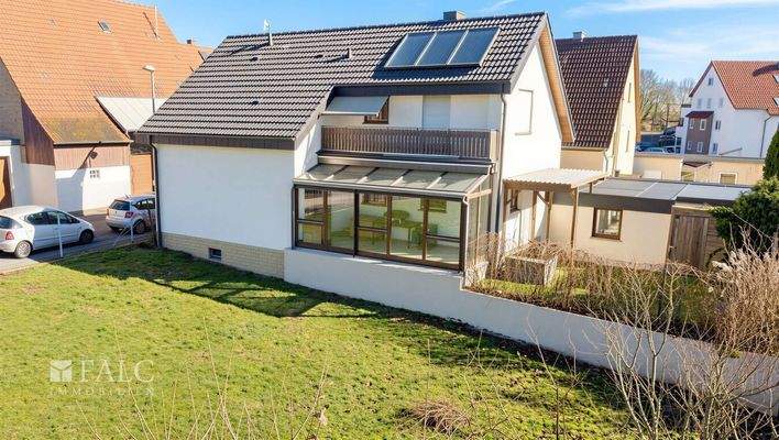 Mit beheizbarem Sommergarten