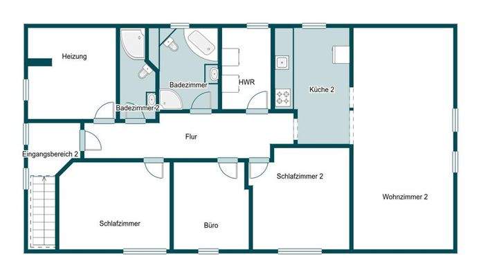 Grundriss Skizze 1.OG