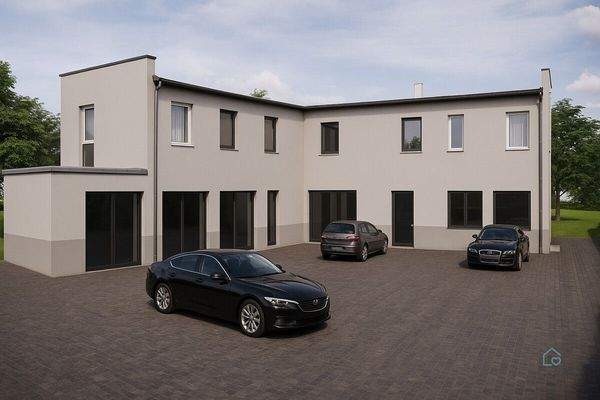 Mehrfamilienhaus Außenanlage