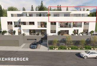 Visualisierung Südansicht, Wohnung 10 