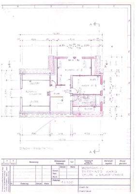 Grundrisszeichnung Dachgeschoss