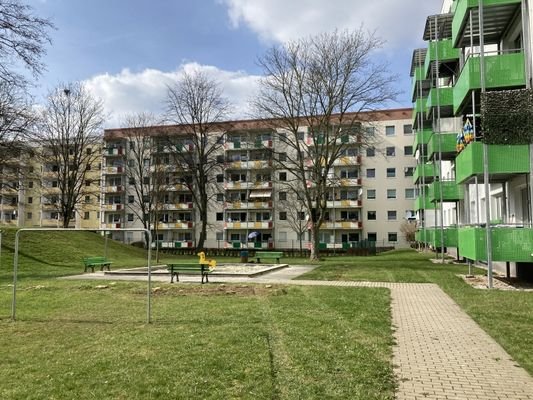 Str Usti nad Labem 317 - Hausansicht Balkonseite