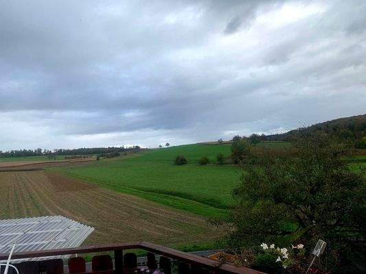 Fernblick vom Balkon