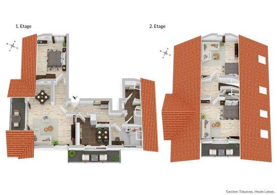 Grundrisse Wohnung gesamt