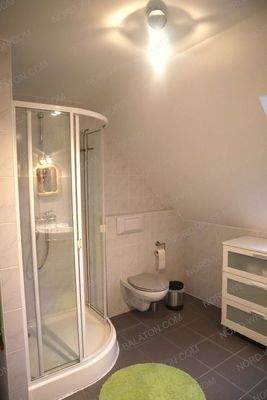 Studio mit Wohn-/Essbereich, Küchenzeile und Bad