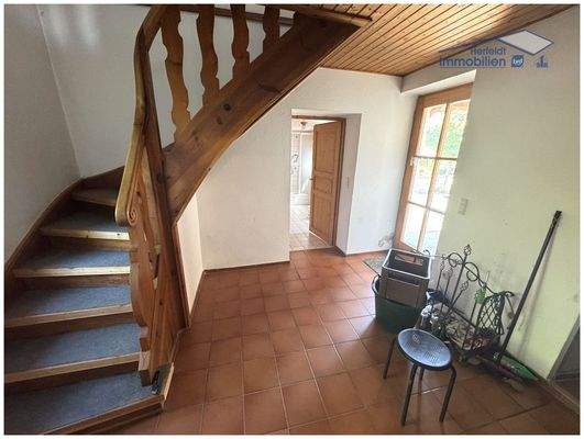 Zugang zum Dachgeschoss