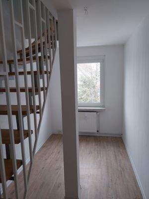 Treppe zur oberen Etage