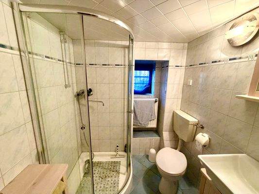 Duschbad mit Fenster im UG