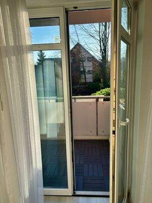 Zugang Wohnzimmer zum Balkon