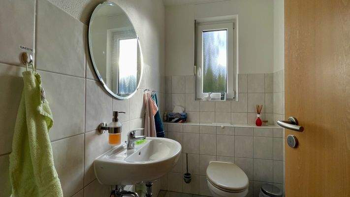 Gäste-WC im Erdgeschoss