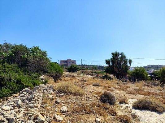 Kreta, Rethymno: Investitionsgrundstück mit Meerblick nahe Stadtzentrum zu verkaufen