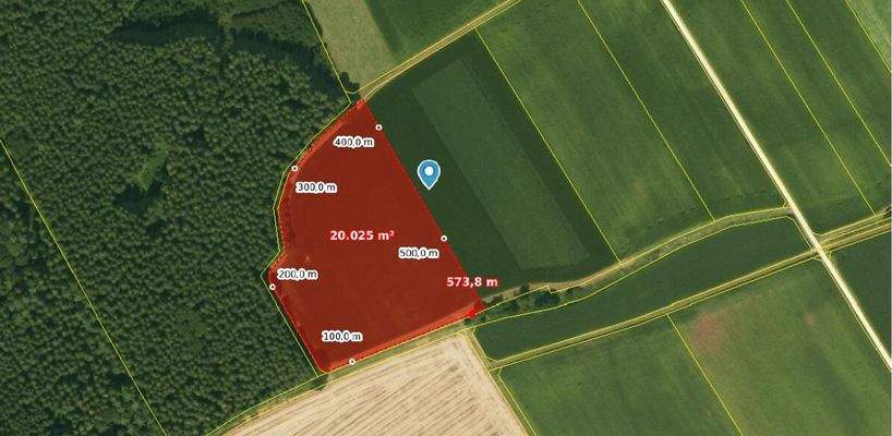 Acker.Gemarkung Autenried.FlurNr. 162