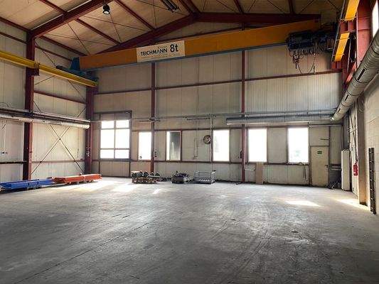 Funktionsfähige Krananlage