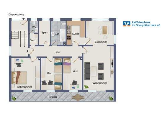 Grundriss Obergeschoss