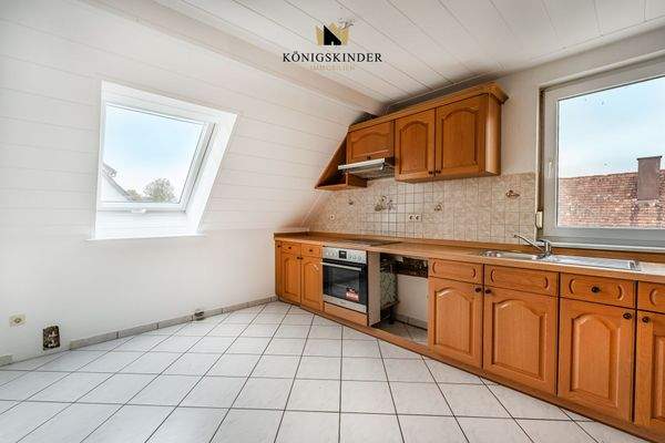 ...mit Platz für eine Eckbank...