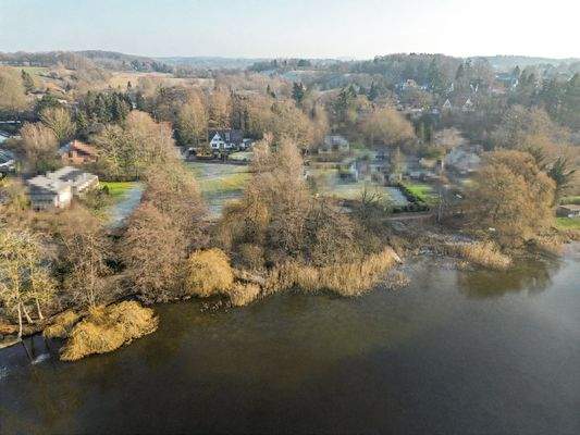 Blick über den Kellersee zum Haus