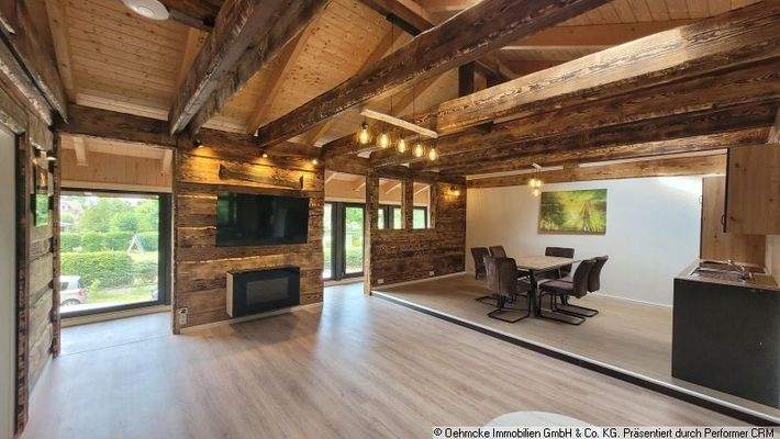 Chalet im Obergeschoss