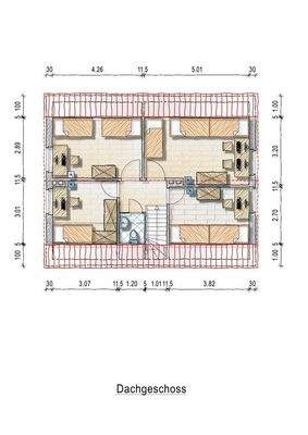 Dachgeschoss Grundriss