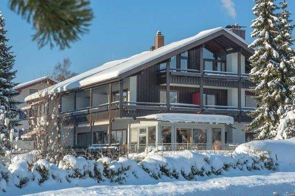 Hotelansicht Winterbild